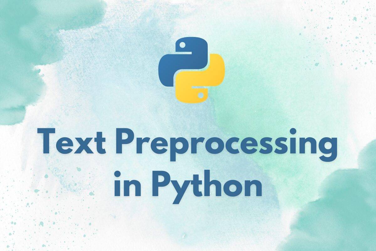 text preprocessing with python